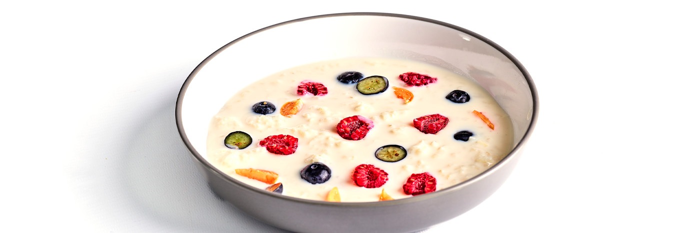 Arroz con leche fácil de preparar para hostelería