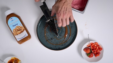 Tarta de queso con cookies rápida para hostelería - Paso 2