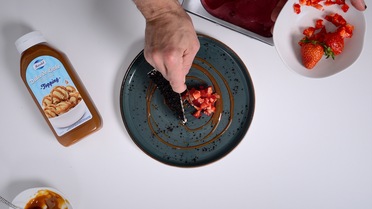 Tarta de queso con cookies rápida para hostelería - Paso 3