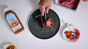 Tarta de queso con cookies rápida para hostelería - Paso 4