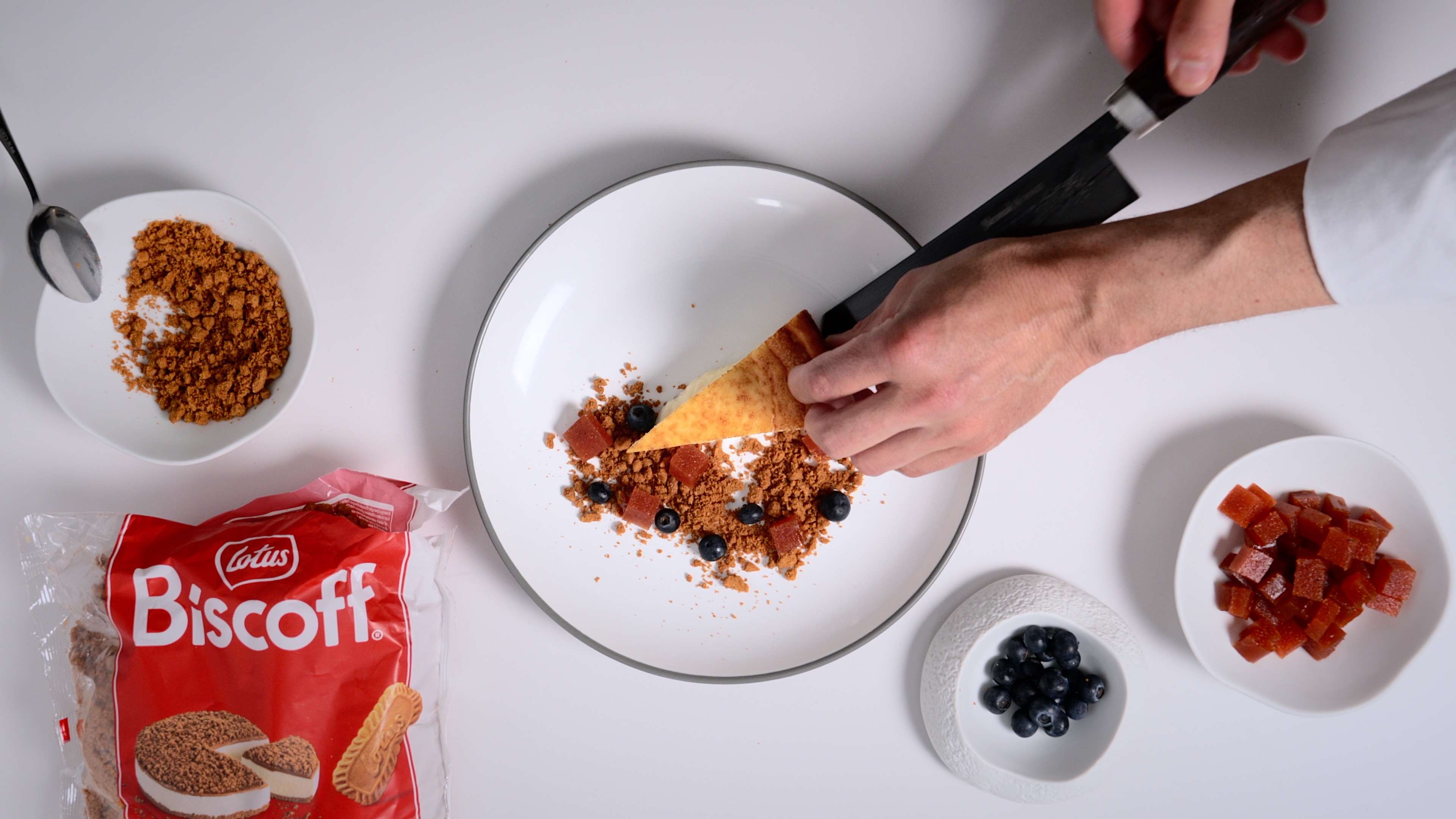 Receta de tarta de queso rápida para hostelería - Paso 3