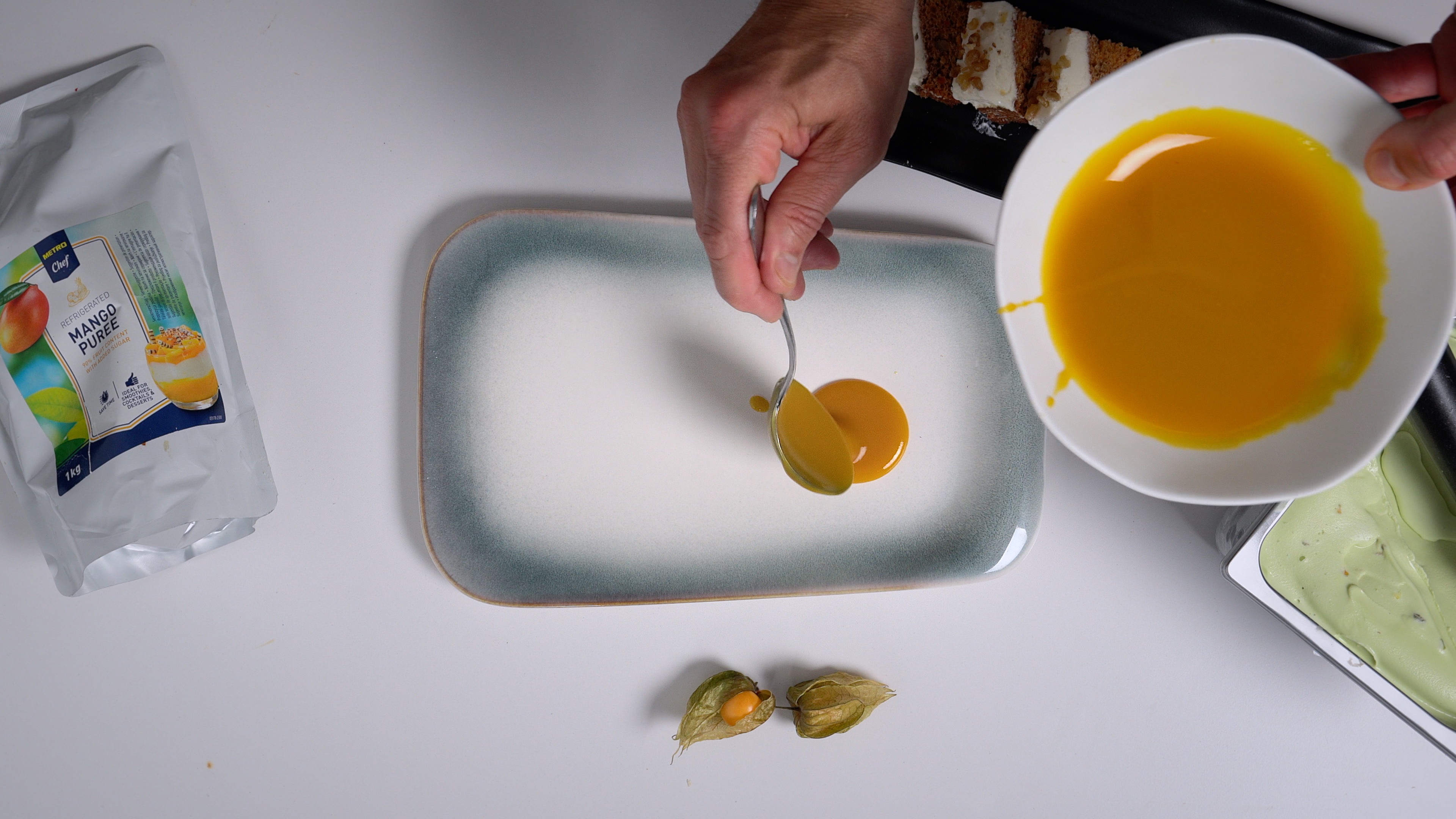 Receta de tarta de zanahoria rápida para hostelería - Paso 1