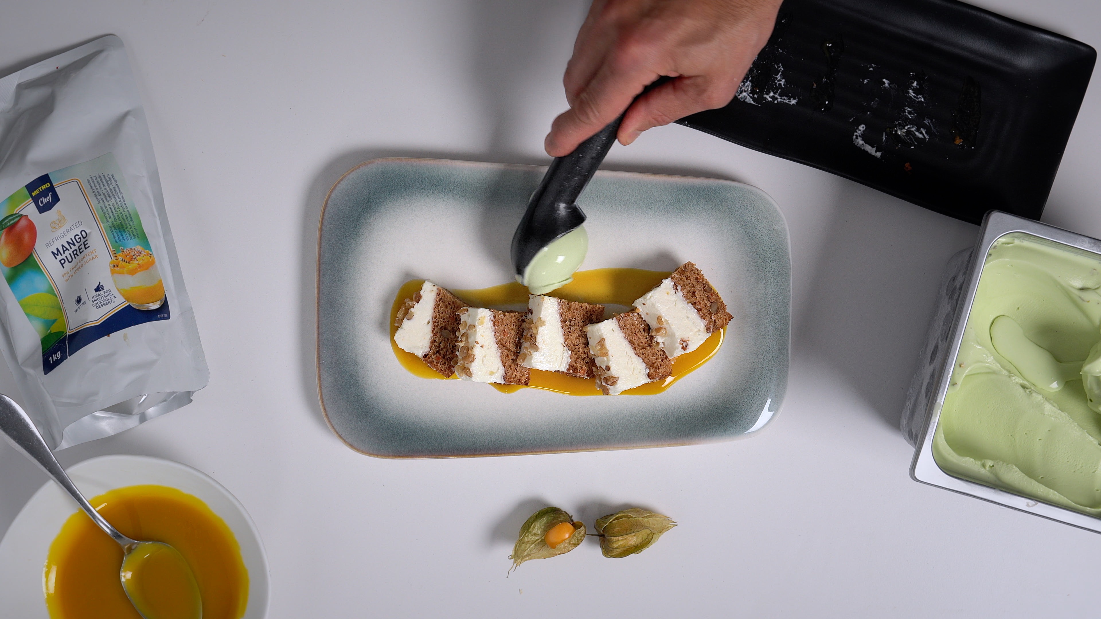 Receta de tarta de zanahoria rápida para hostelería - Paso 3