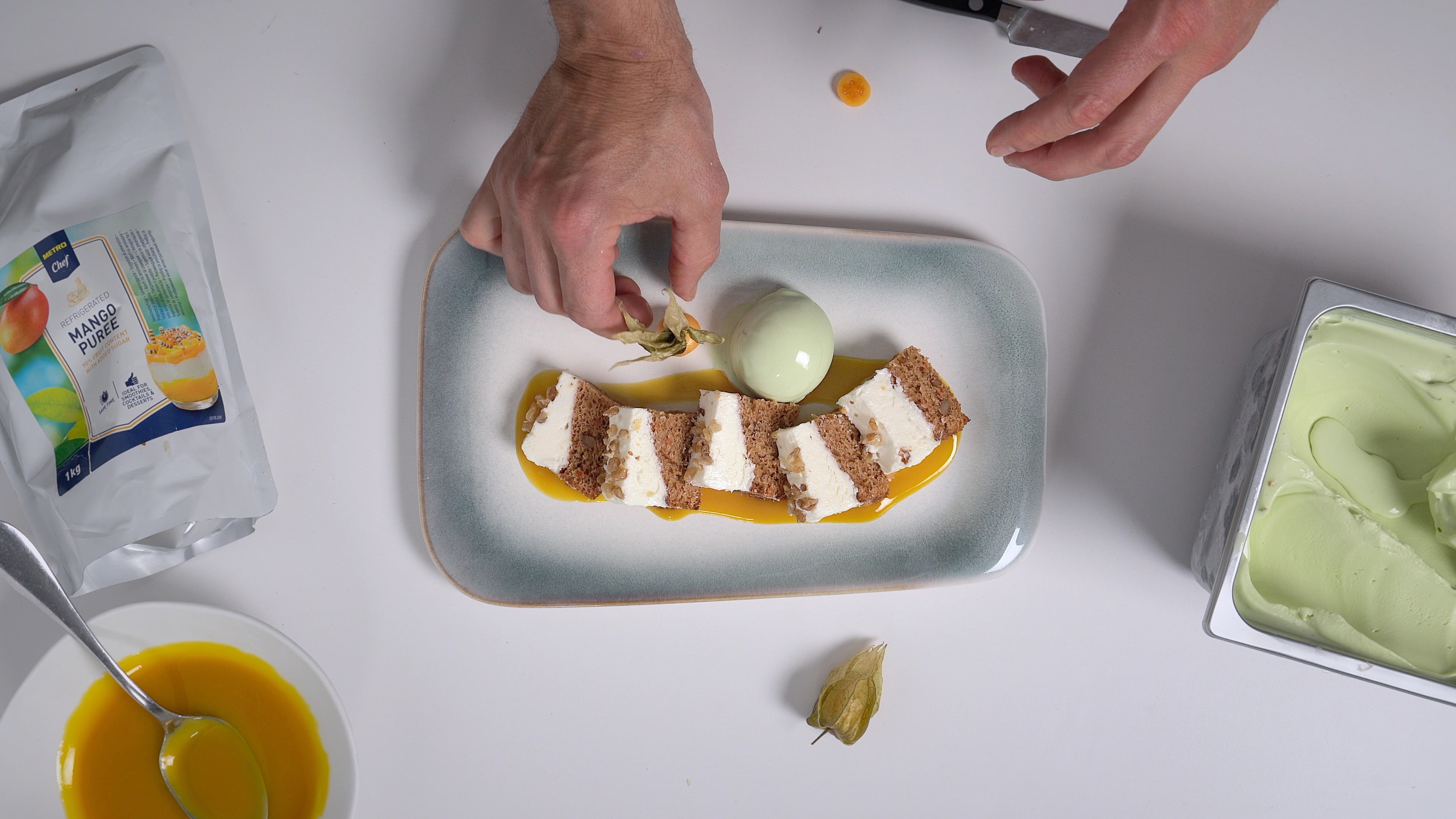 Receta de tarta de zanahoria rápida para hostelería - Paso 4