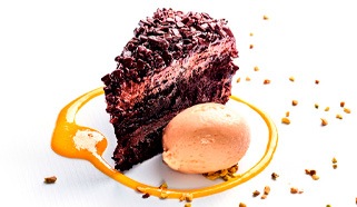 Tarta muerte por chocolate para hostelería