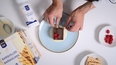 Receta de tarta Sacher fácil de preparar para hostelería - Paso 3