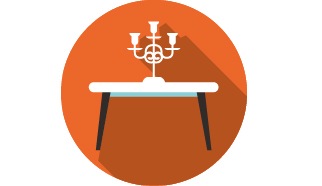 Icono sala restaurante