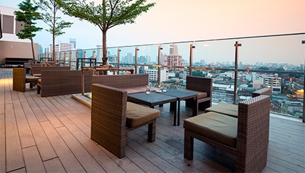 Conjunto Libano mesas y sillas para exterior o terraza Hosteleria - MBH