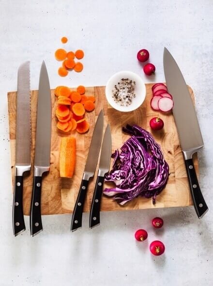 Cuchillos profesionales de cocina · Equipamiento Makro