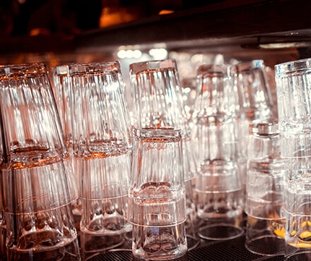 Cristalería para bares y restaurantes
