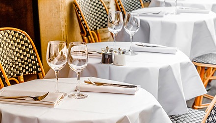 Manteles de Makro para restaurante profesional