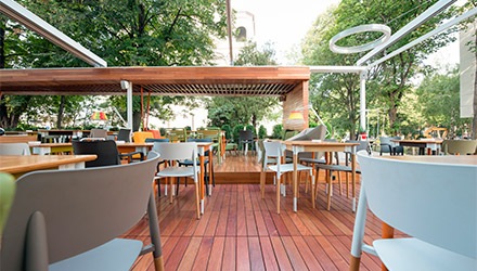 Equipamiento para hostelería de Makro para terrazas