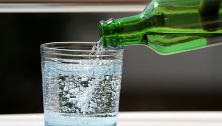 Agua con gas