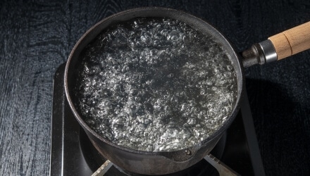 Agua de mar para cocinar