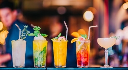 Siropes para cócteles