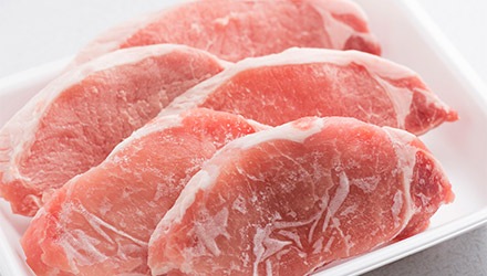 carne cerdo congelada