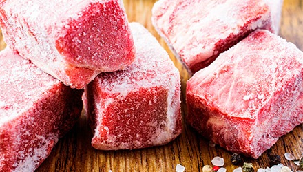 carne vacuno y ternera congelada