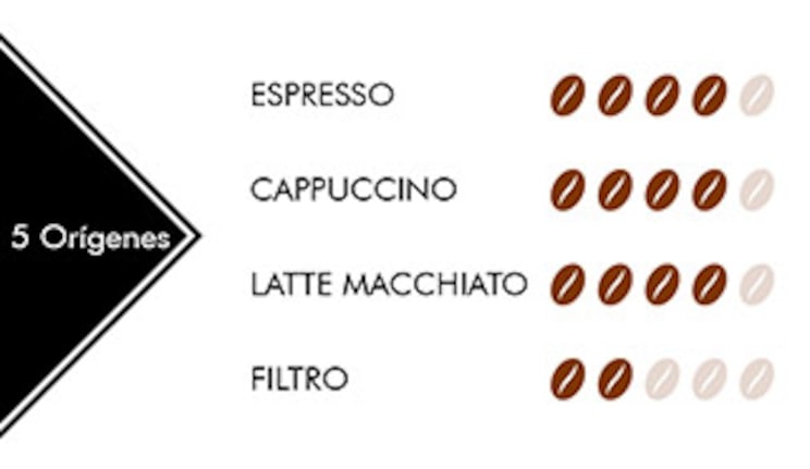 características café  cinco origenes Rioba