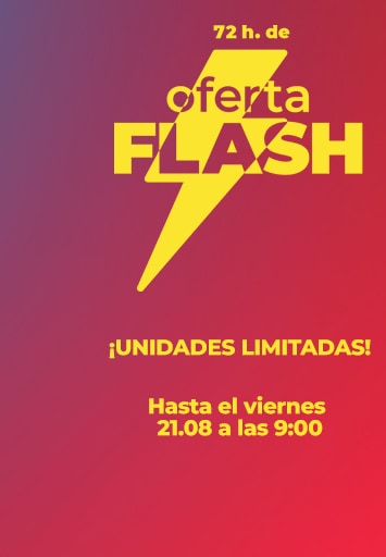 oferta flash solo por 72 hs