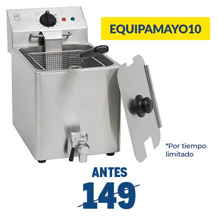 Freidora con descuento Equipamayo 10
