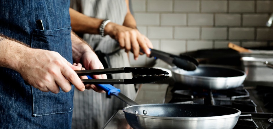 Restaurant Utensil Storage