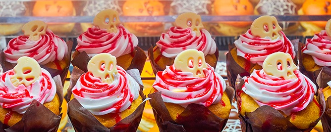 Gâteaux de Noël dans une boulangerie