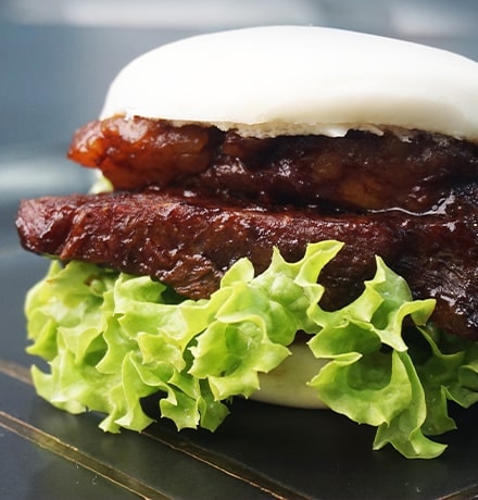 Bao burger au porc braisé