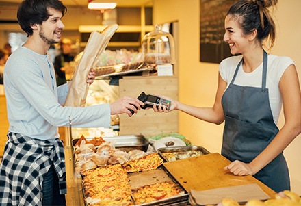 sans contact boulangerie