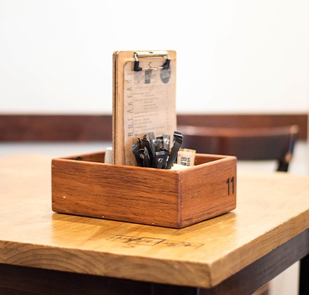 Carte de restaurant originale