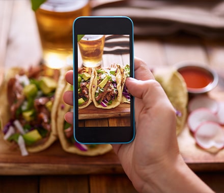 La cuisine sud-américaine - Plat mexicain sur instagram