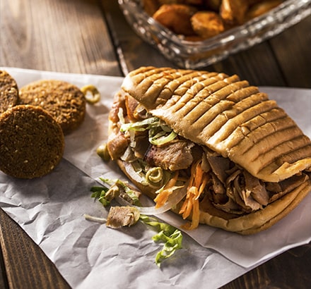 Sandwich végétarien gourmand