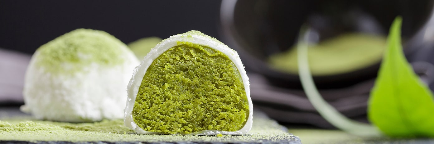 Mochi japonais vert