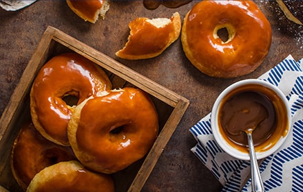 Donuts au caramel