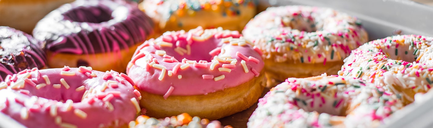 Donuts colorés