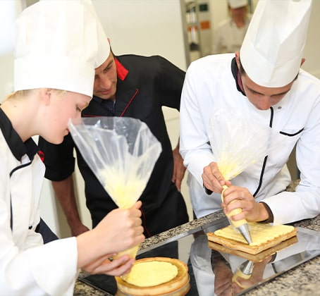 Elèves en formation Chef cuisinier