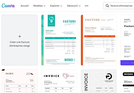 Le site pour la faturation
