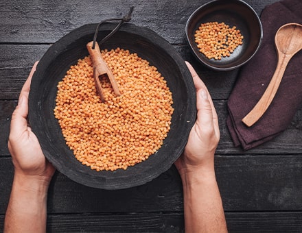 Bol de fregola sarda sec