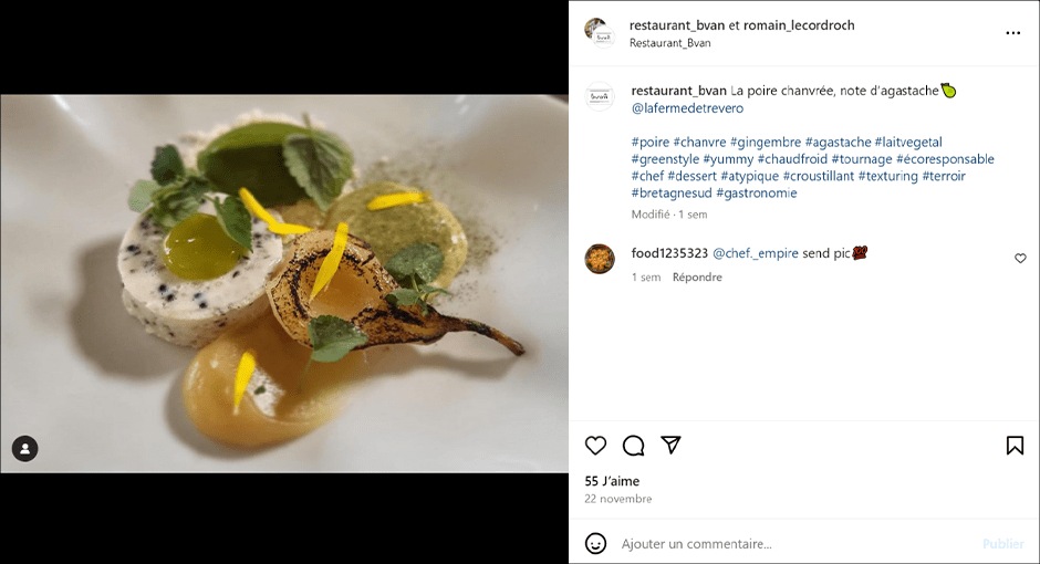 Post Instagram de Bvan