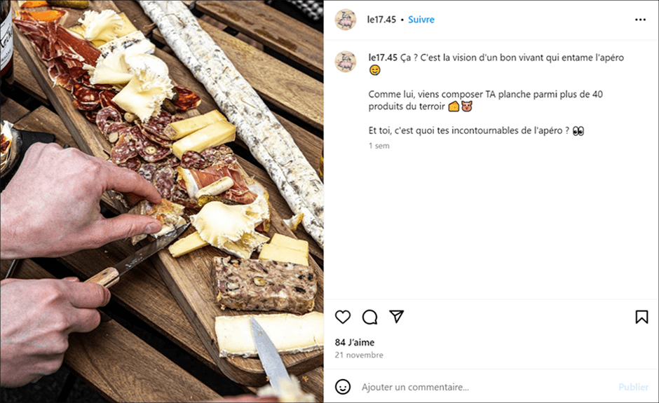 Post Instagram de le17.45