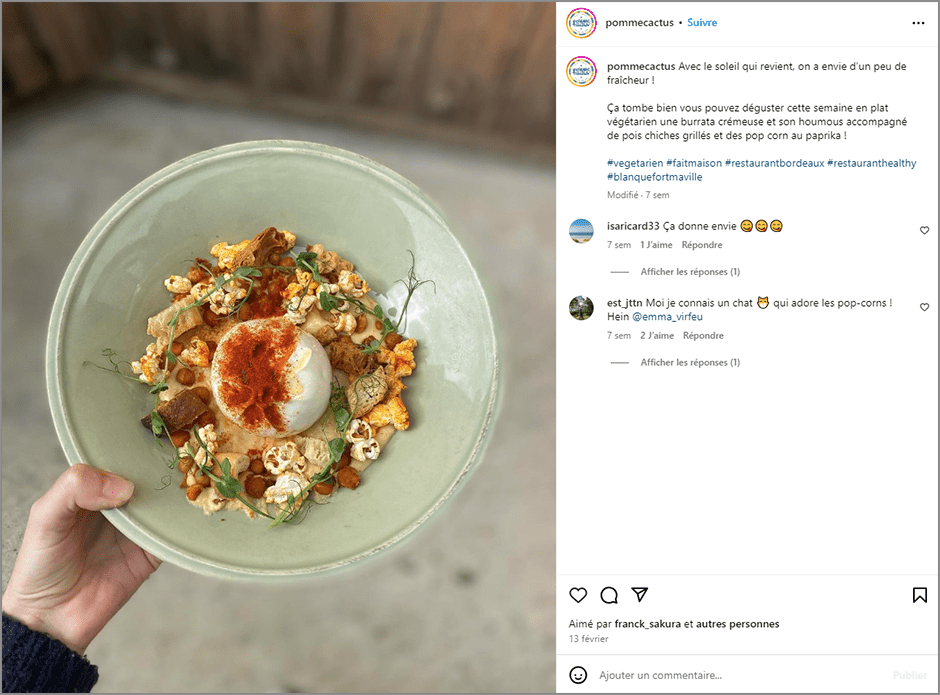 Post Instagram de pommecactus