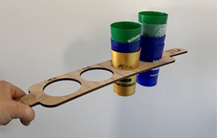 Collecteur d'écocups sans contact