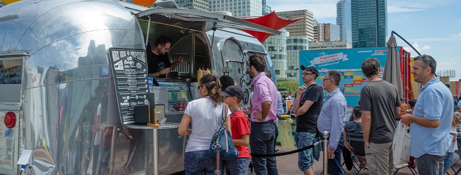 Food truck à la Défense