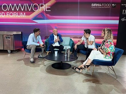 Discussion lors du festival Sirha Omnivore