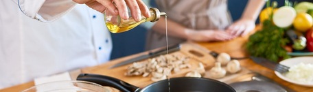 Chef huile casserole