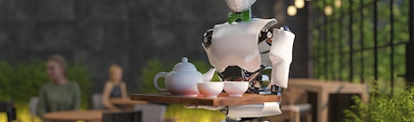Le robot serveur de the
