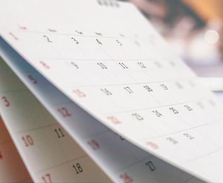 Pages de calendrier