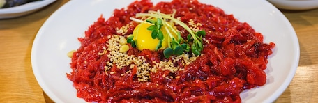 Le yukhoe : tartare de bœuf coréen