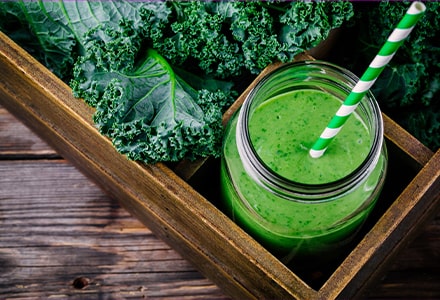 Le chou-kale en boisson