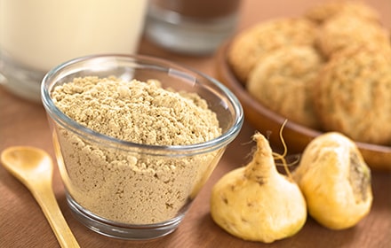 Racines de maca et poudre de maca