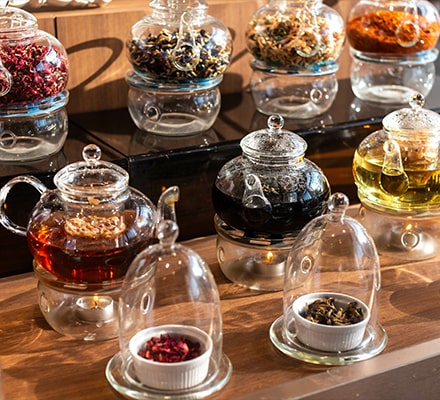 Différentes variétés de thés